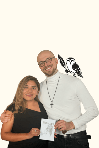 Valentino Kempin & Grace Roman pixelart